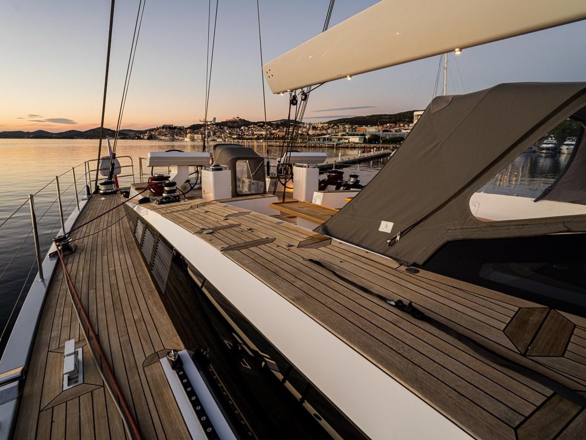 a deck of a boat aboard BELKARA Yacht for Sale