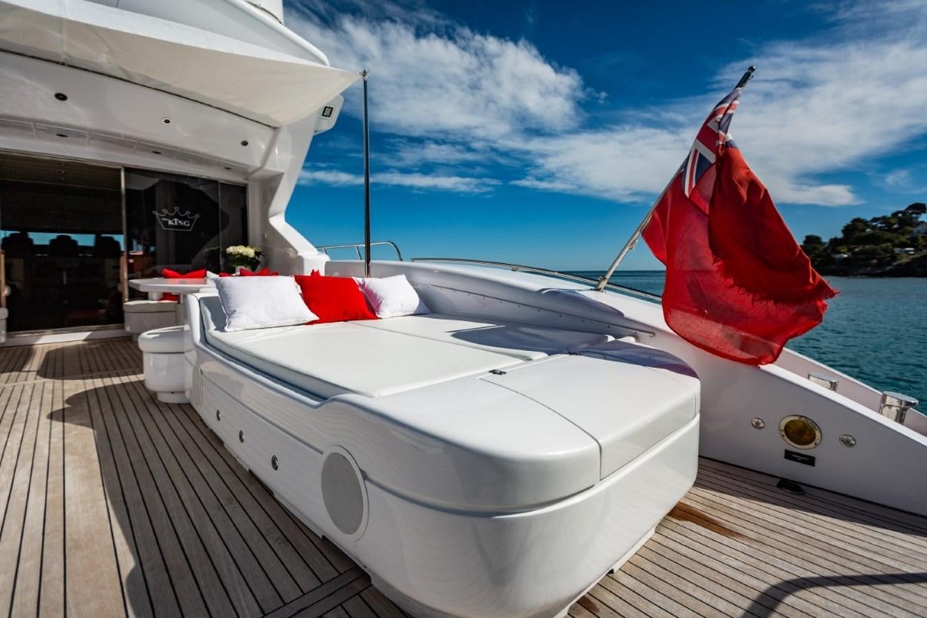 a boat on a dock aboard BELISA Yacht for Sale