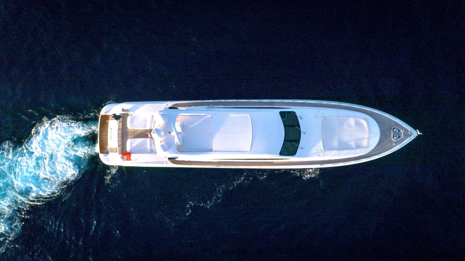 a space ship in outer space aboard BELISA Yacht for Sale