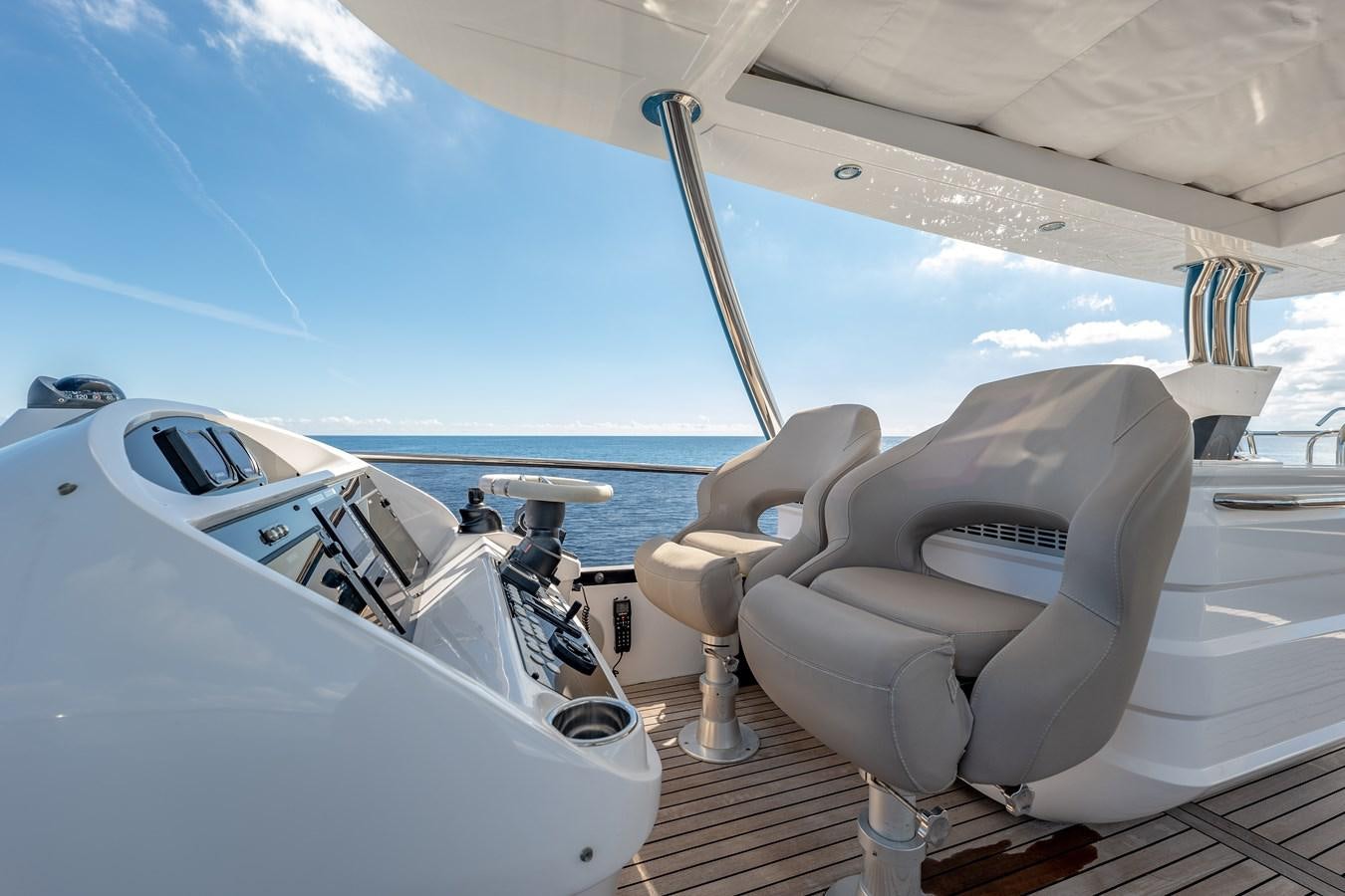 a boat on the water aboard GOLDEN OURS Yacht for Sale