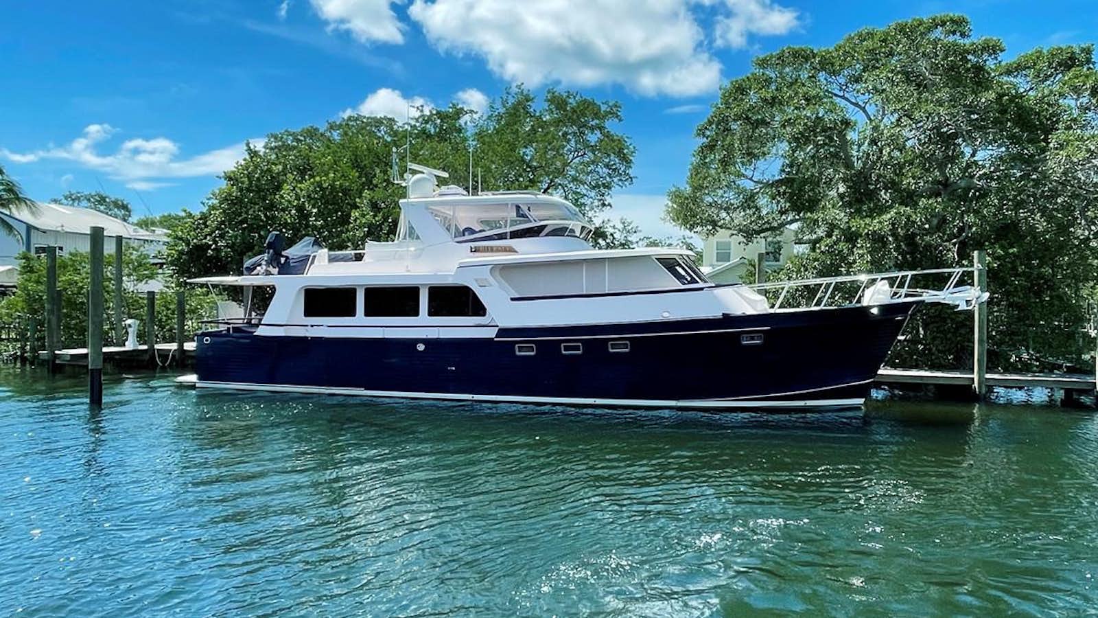 a boat in the water aboard BLUE ROSY V Yacht for Sale