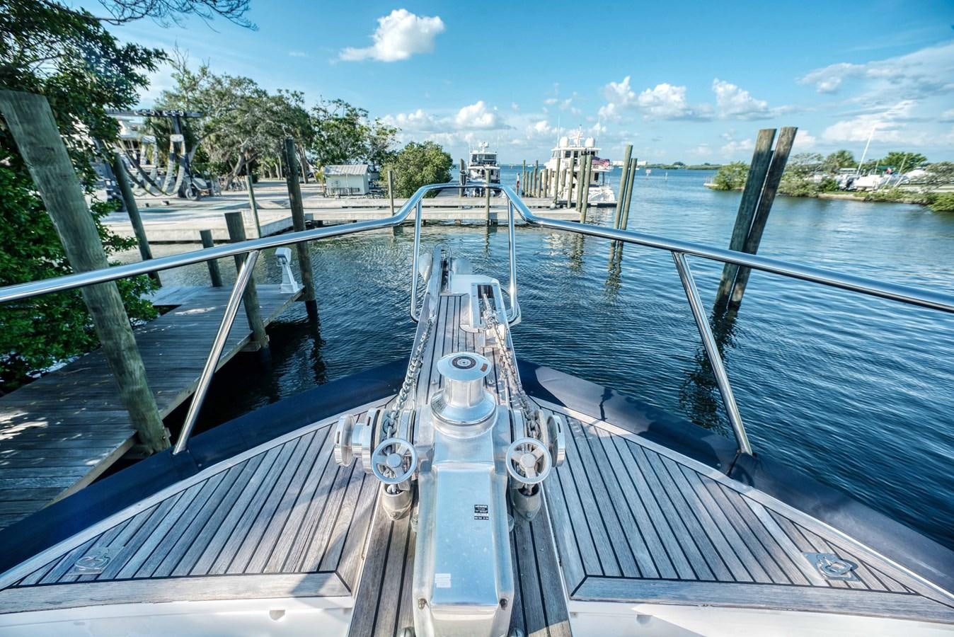 a boat on the water aboard BLUE ROSY V Yacht for Sale