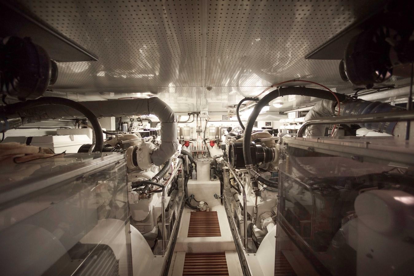 a factory with many machines aboard BLUE ROSY V Yacht for Sale