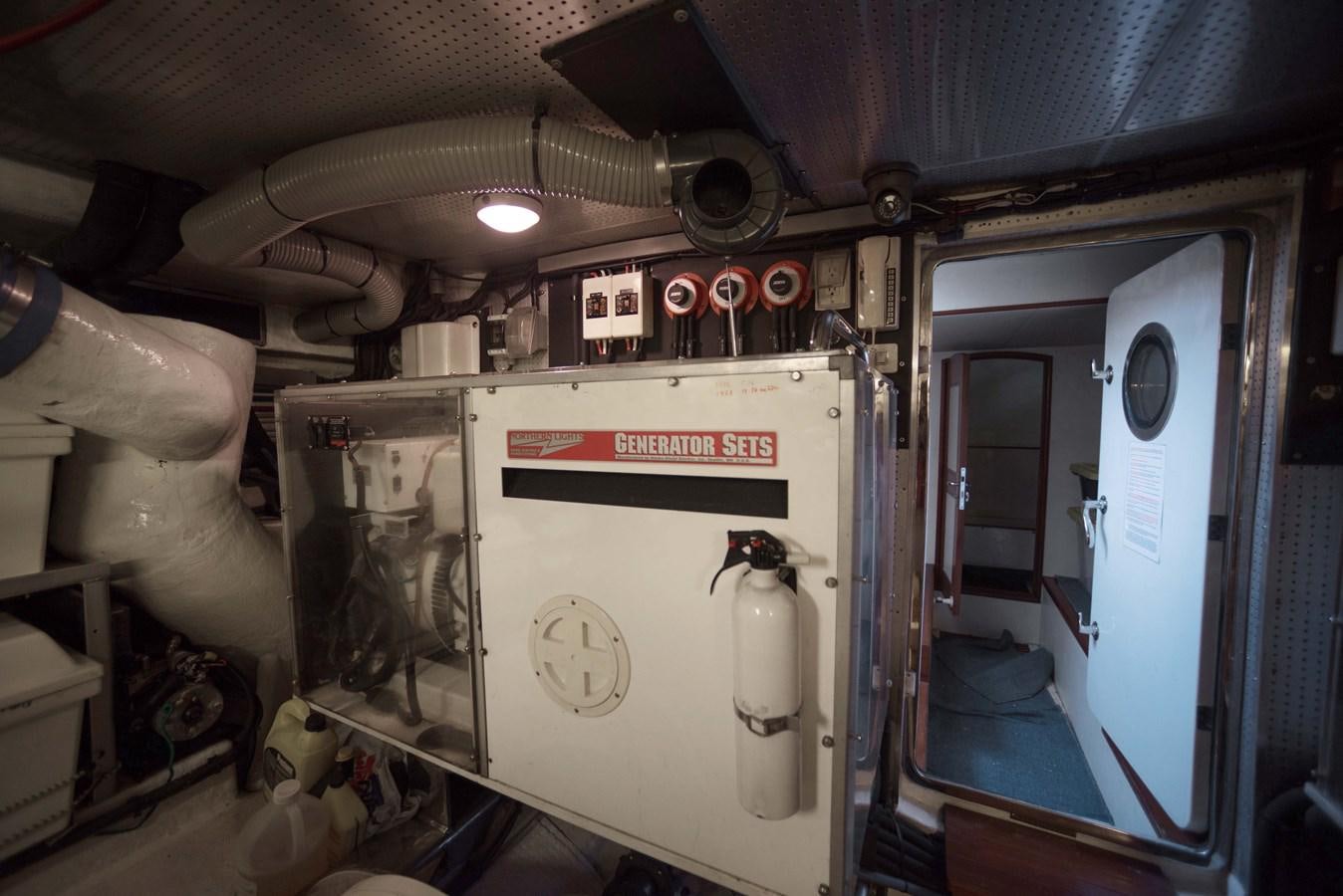 a machine in a room aboard BLUE ROSY V Yacht for Sale