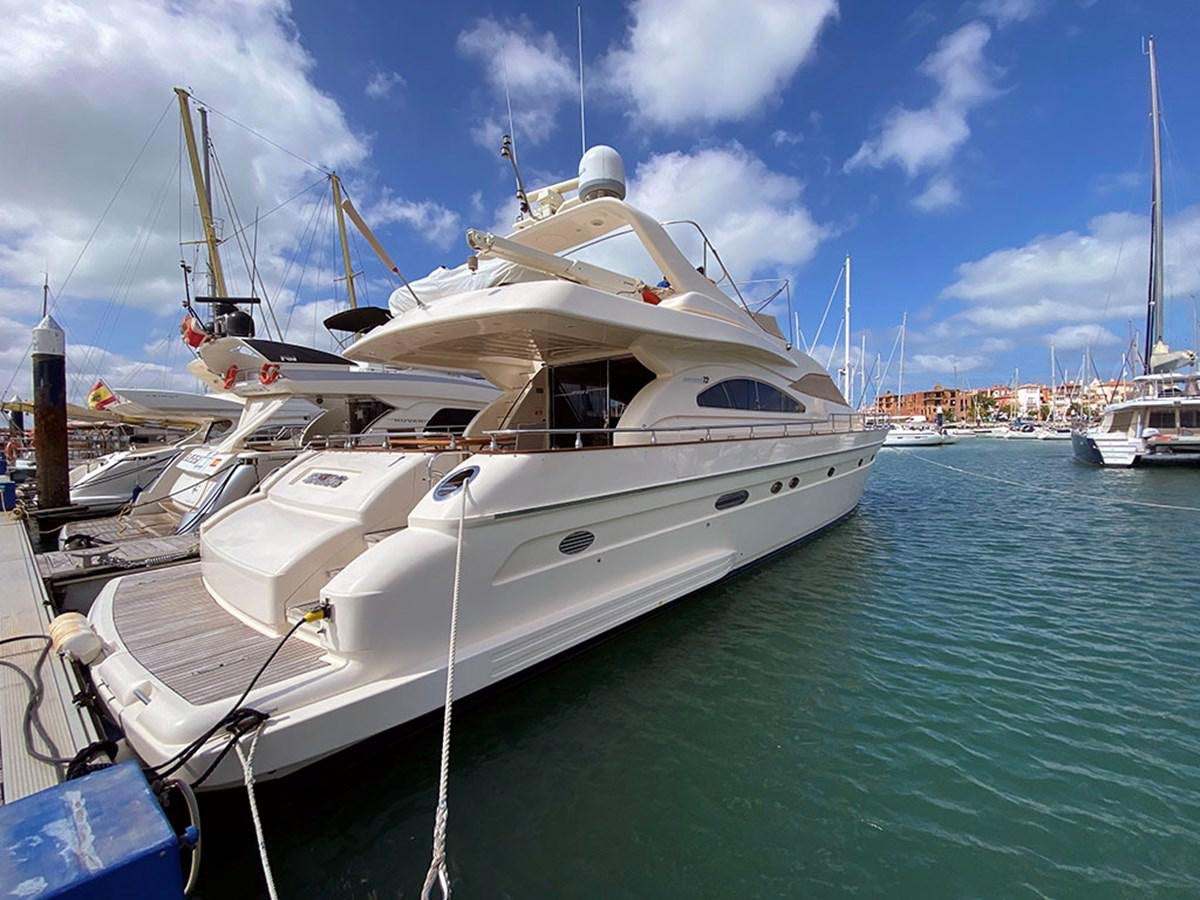 a white boat in the water aboard SPEED 5 Yacht for Sale