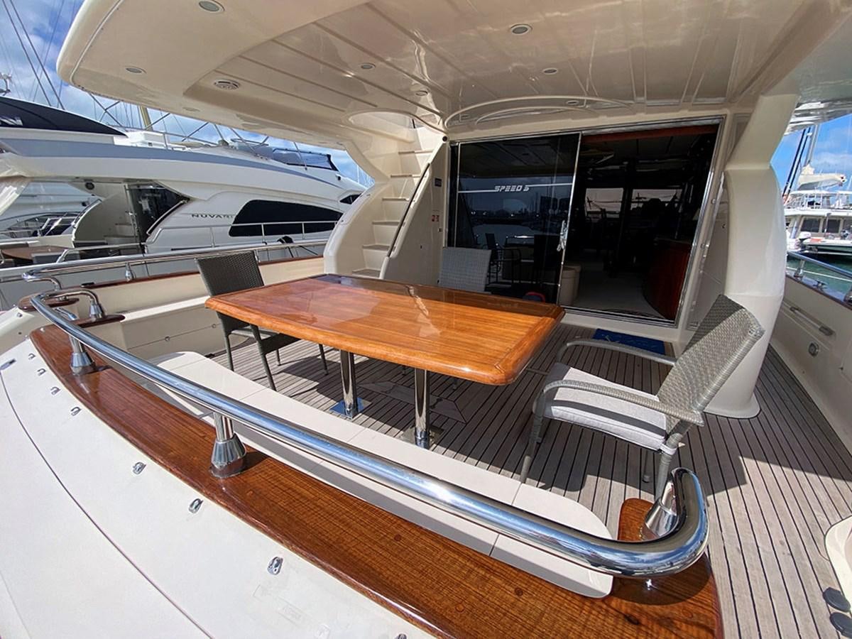 inside of a vehicle aboard SPEED 5 Yacht for Sale