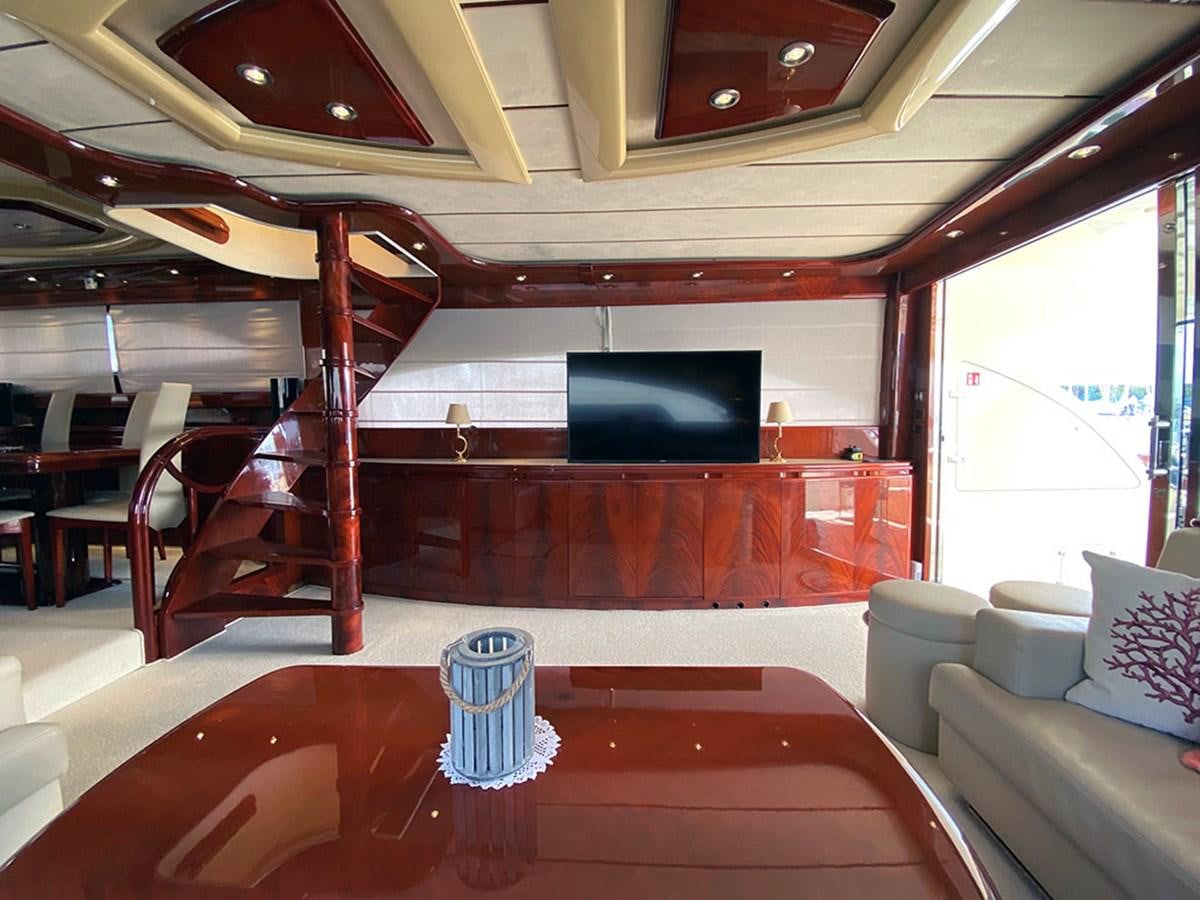 inside of a train aboard SPEED 5 Yacht for Sale