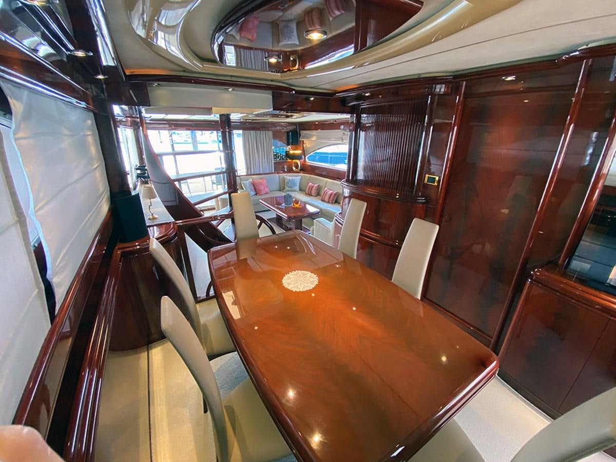 inside of a train aboard SPEED 5 Yacht for Sale
