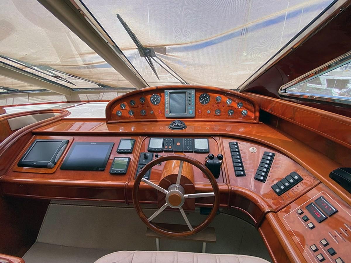 inside of a car aboard SPEED 5 Yacht for Sale