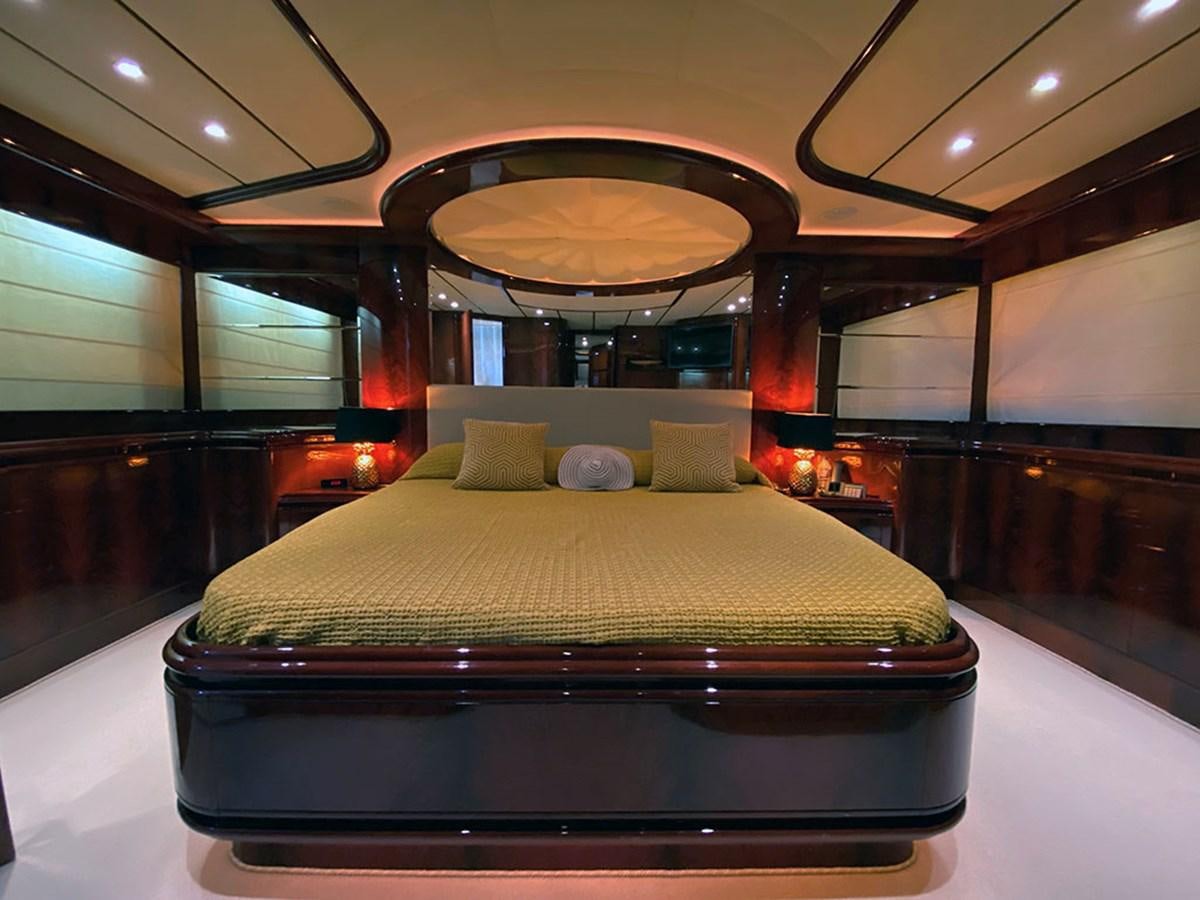 a bed in a room aboard SPEED 5 Yacht for Sale