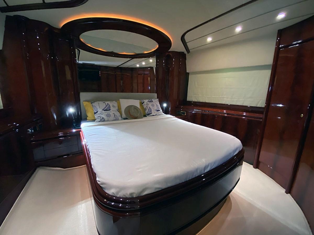 a bed in a room aboard SPEED 5 Yacht for Sale