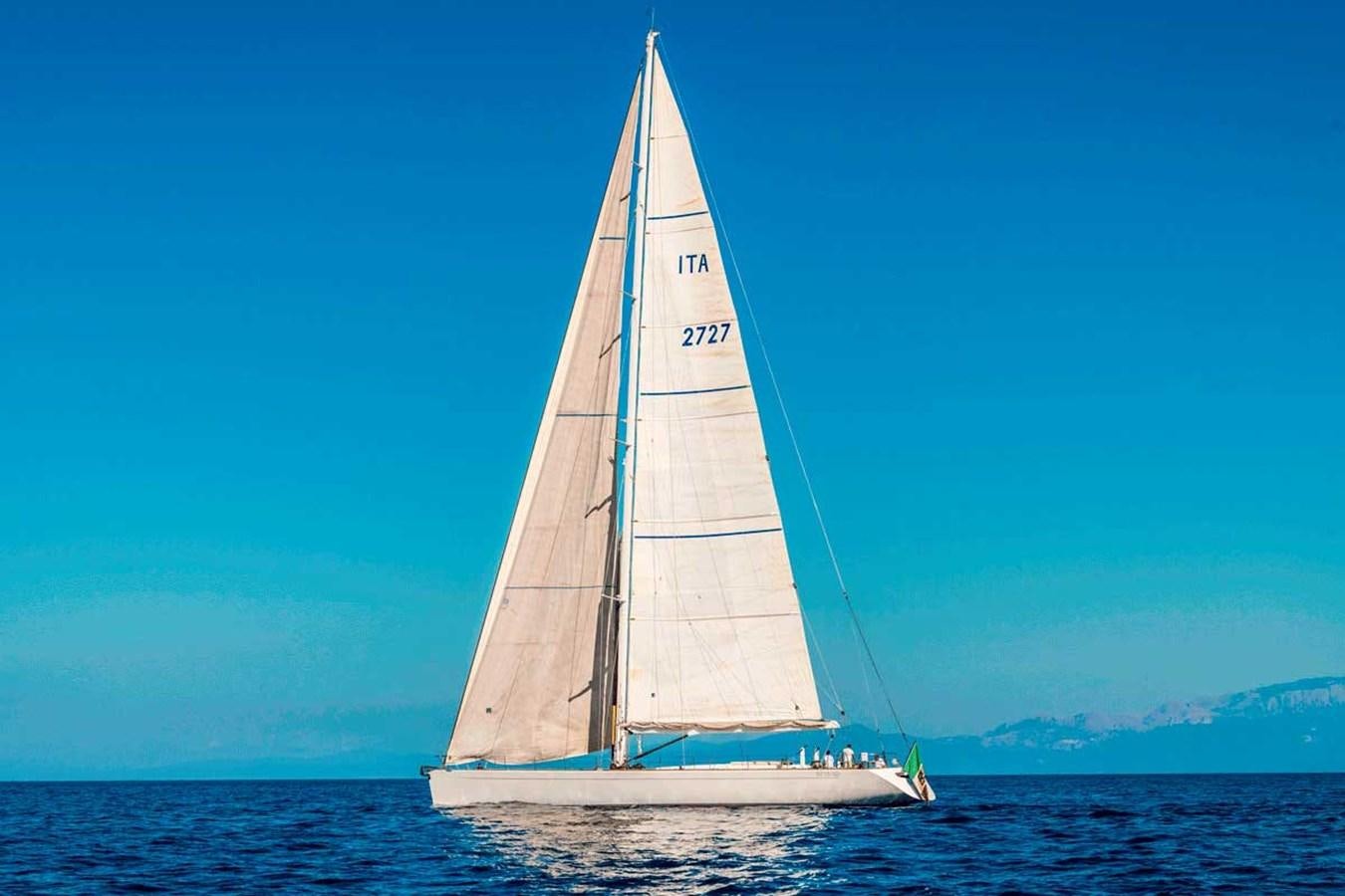 a sailboat on the water aboard LOGICA Yacht for Sale
