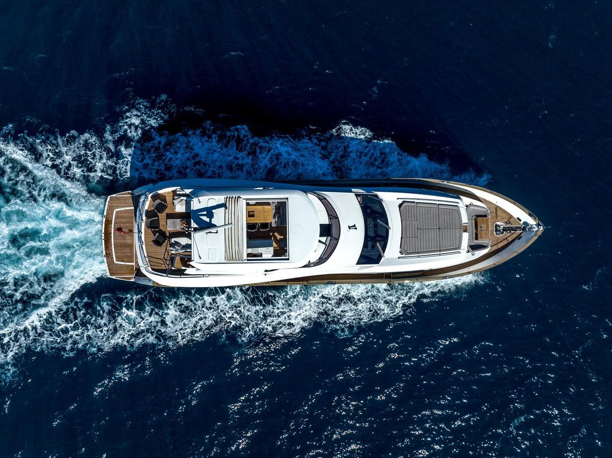 a ship in the ocean aboard TAKE OFF Yacht for Sale