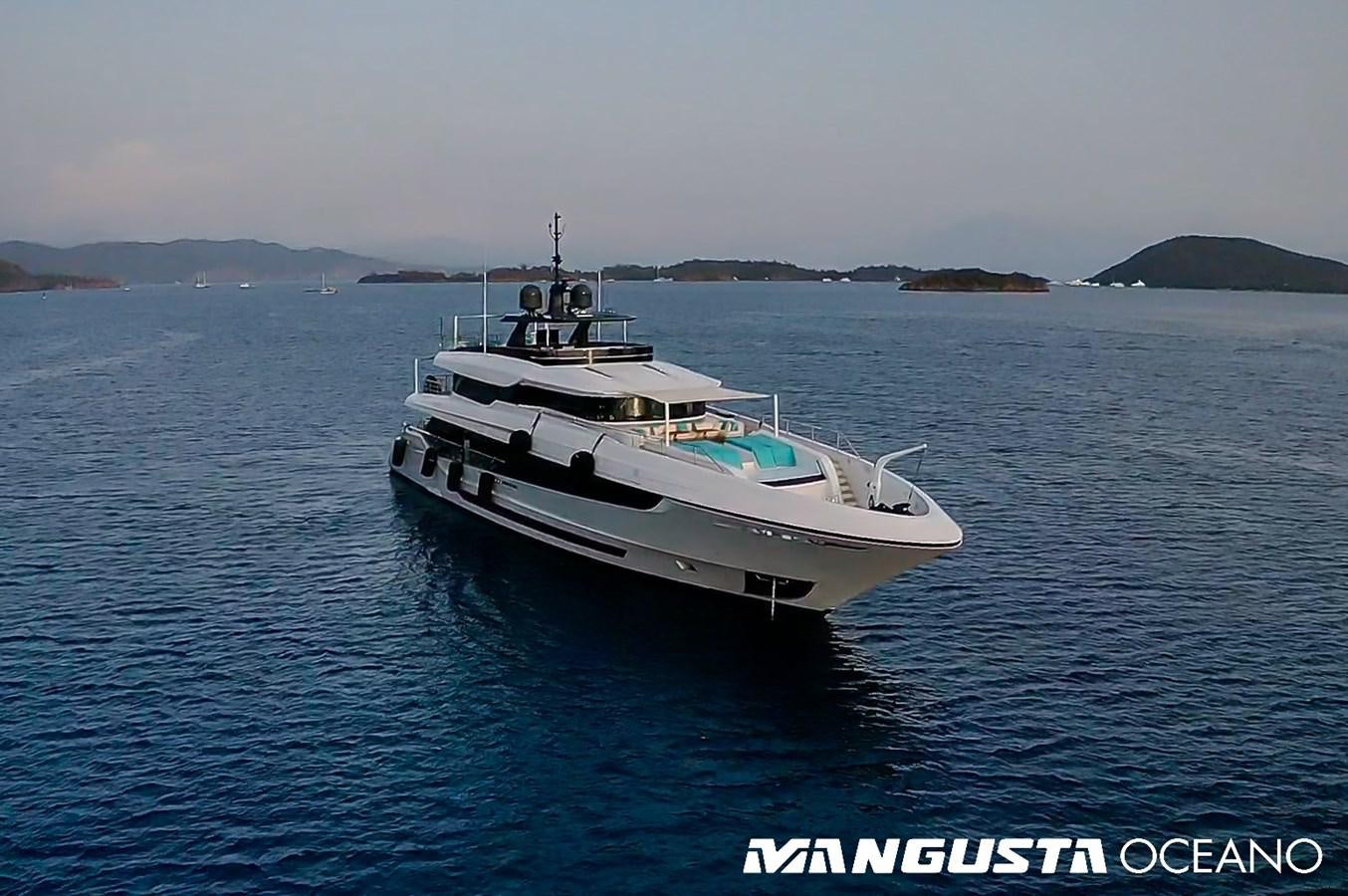 a boat in the water aboard SANCTUARY Yacht for Sale