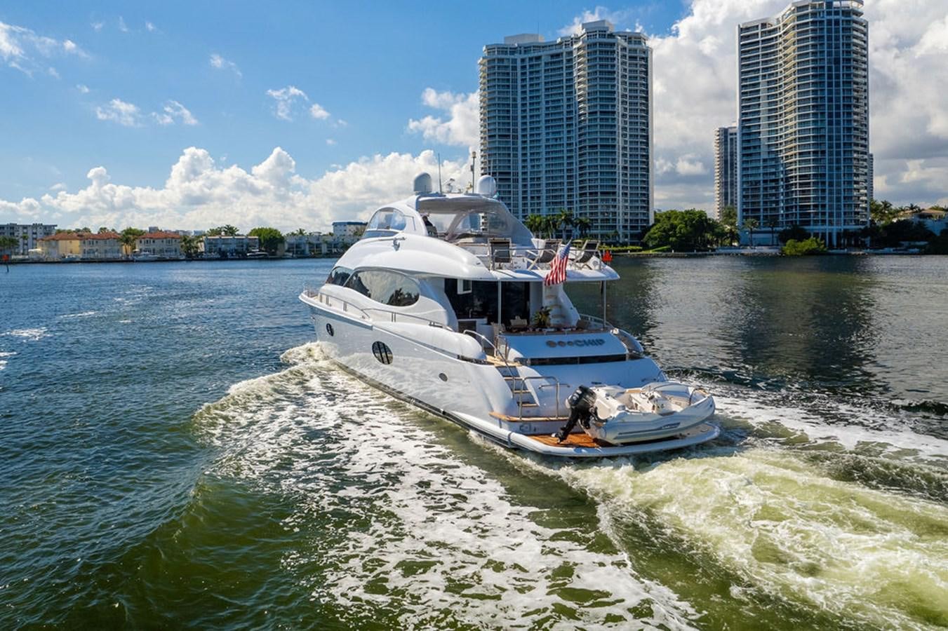 a boat on the water aboard CHIP Yacht for Sale