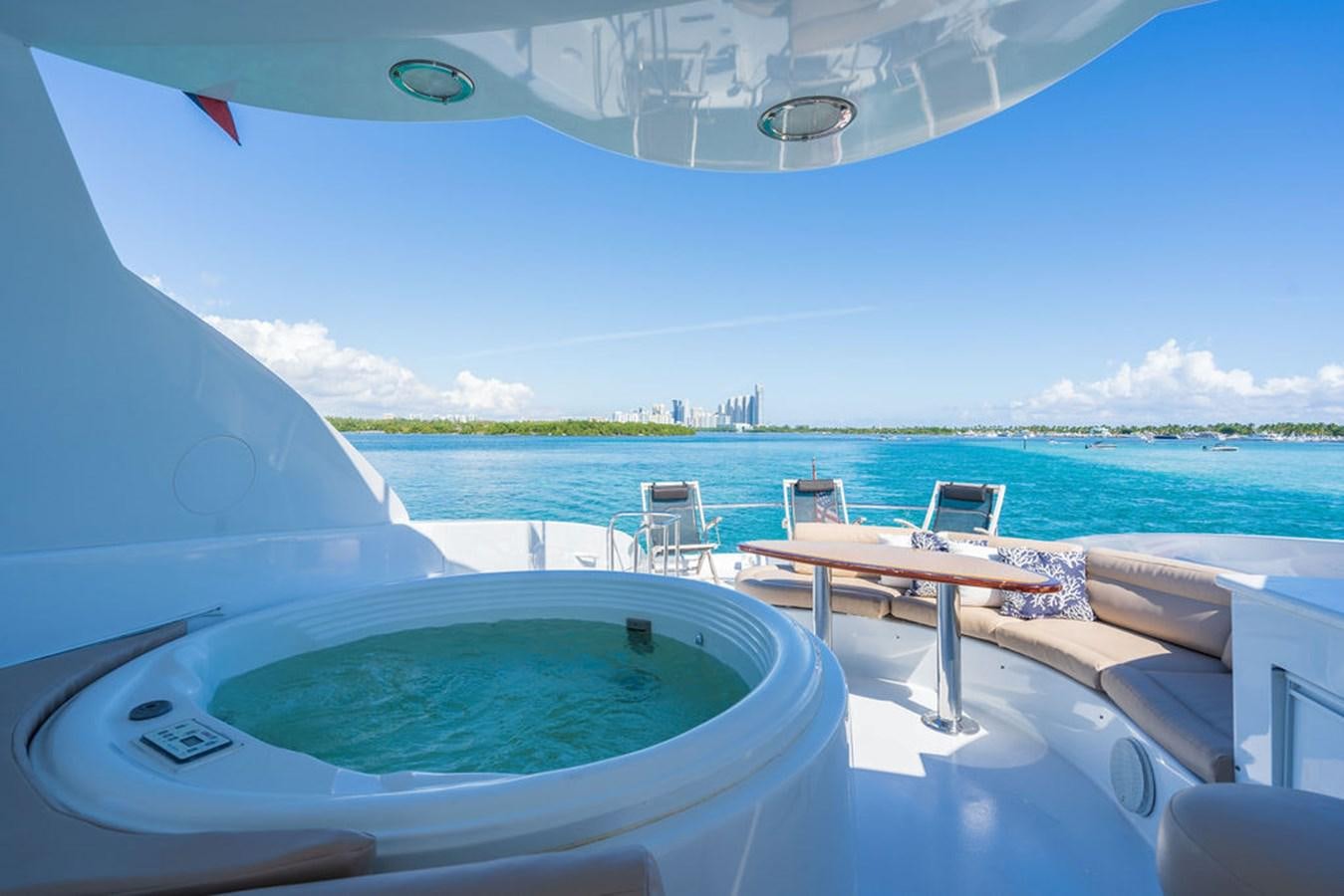 a pool on a boat aboard CHIP Yacht for Sale
