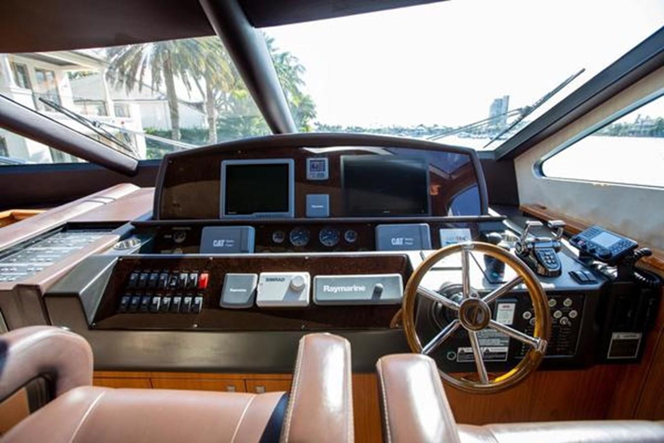 inside of a car aboard THE CABANA Yacht for Sale