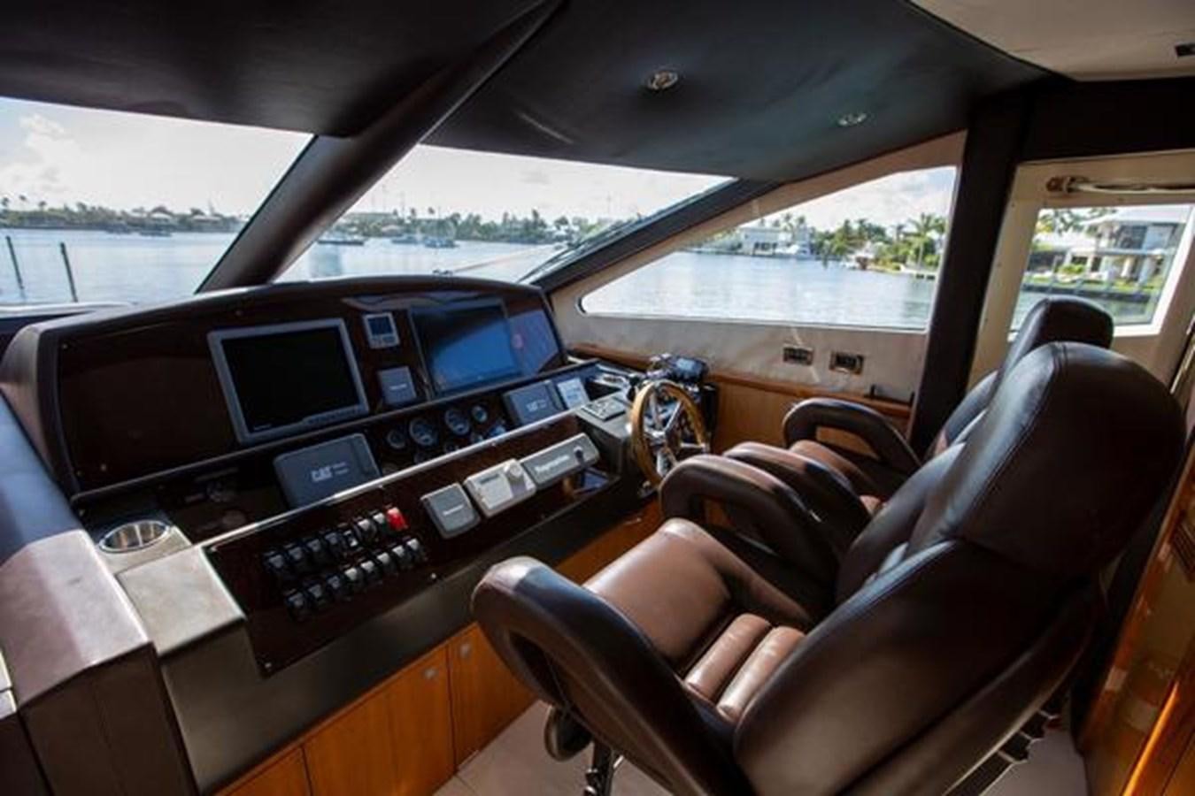 inside of a car aboard THE CABANA Yacht for Sale
