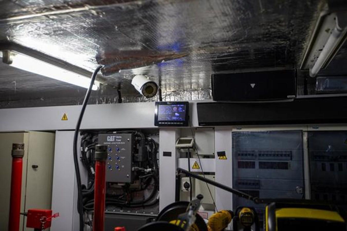 a close-up of a machine aboard THE CABANA Yacht for Sale
