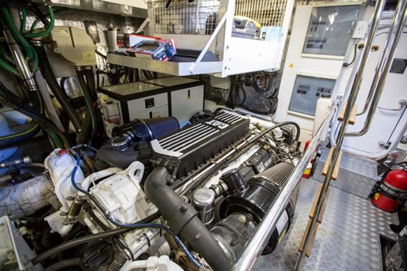 a machine with wires aboard THE CABANA Yacht for Sale