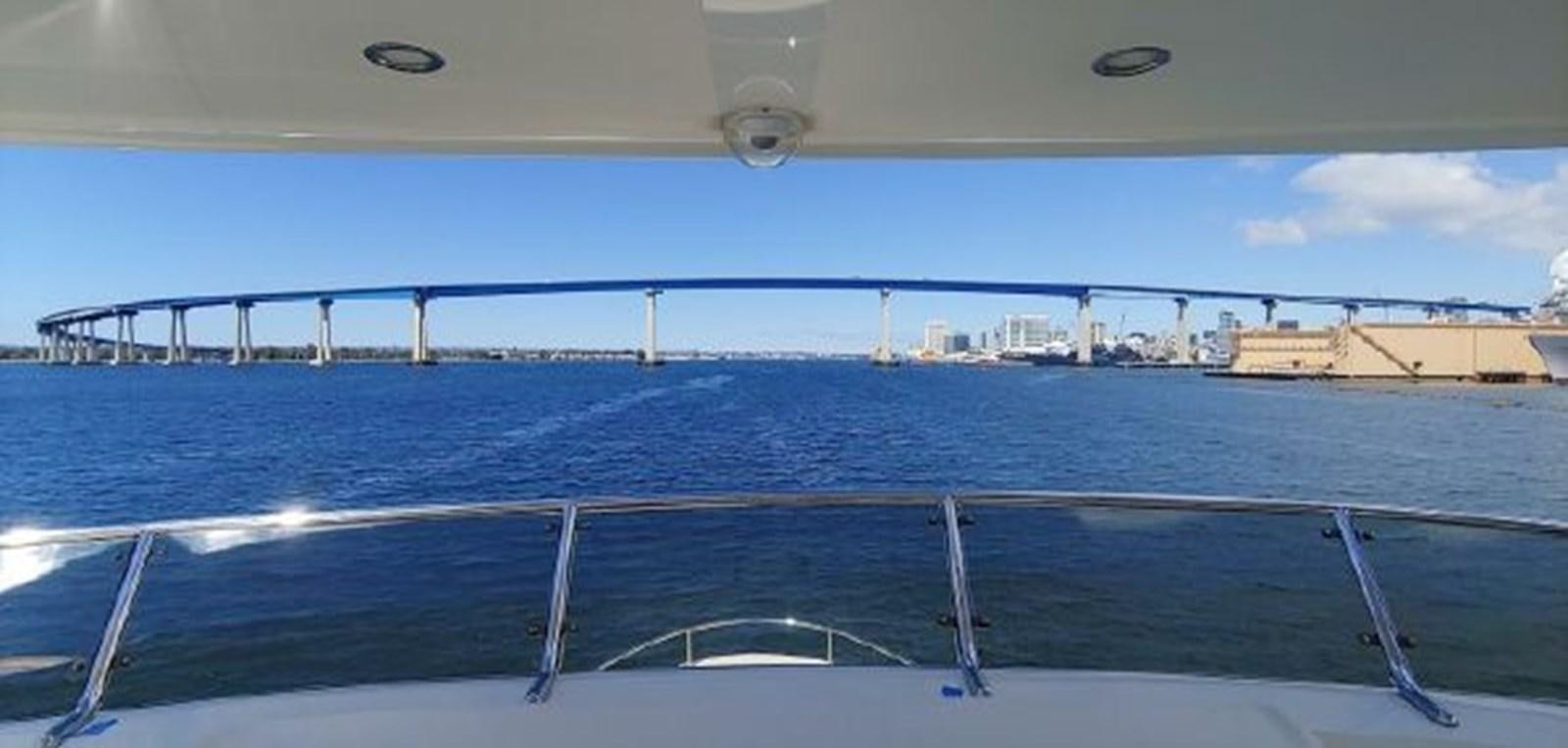 a view of a bridge from a boat aboard ALLSEAS 92 EXPEDITION Yacht for Sale