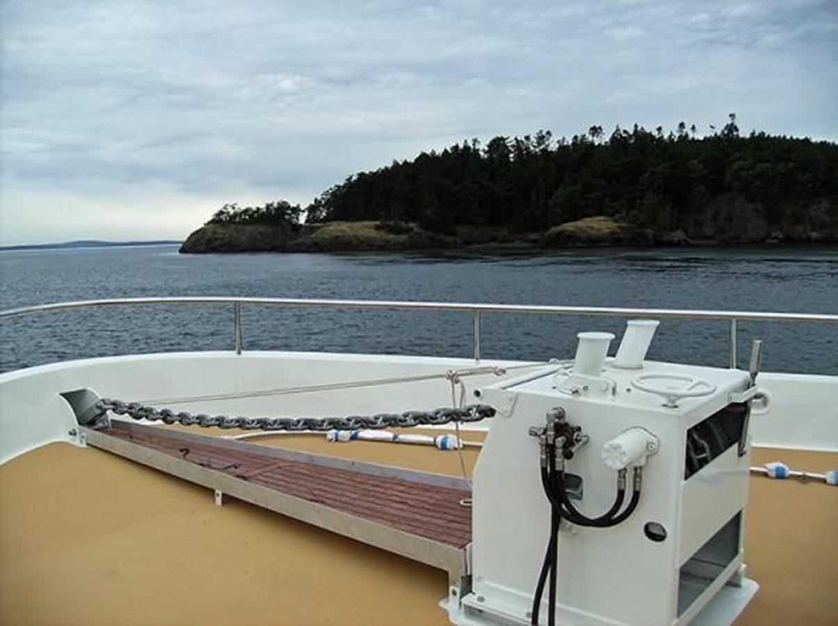 a boat on the water aboard ALLSEAS 92 EXPEDITION Yacht for Sale