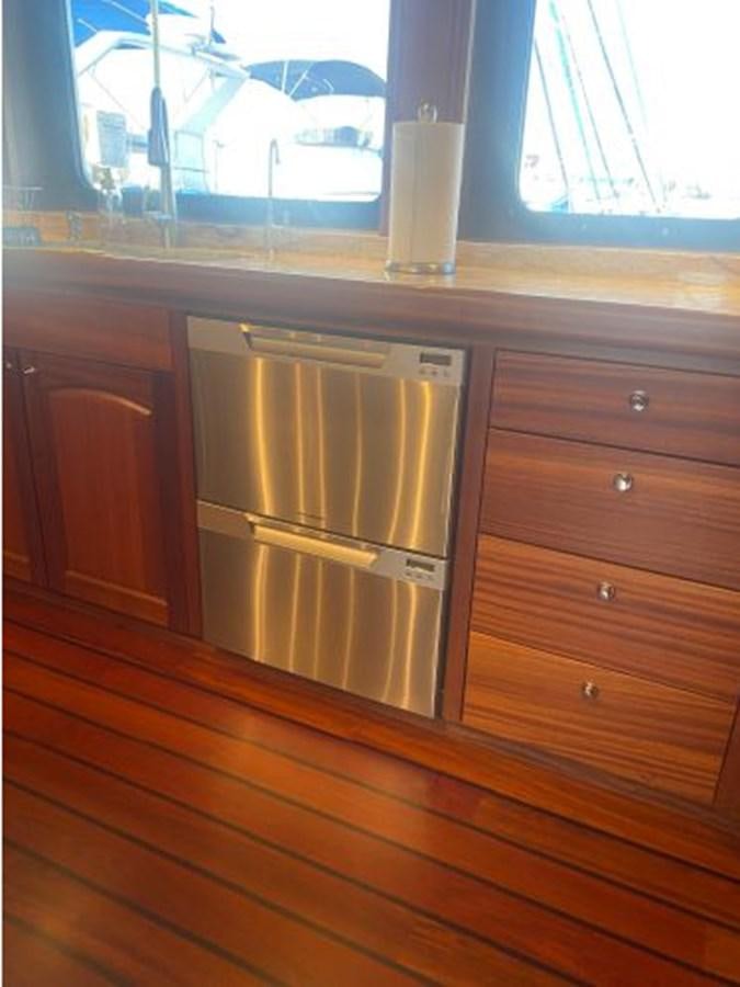 a kitchen with a large oven aboard ALLSEAS 92 EXPEDITION Yacht for Sale