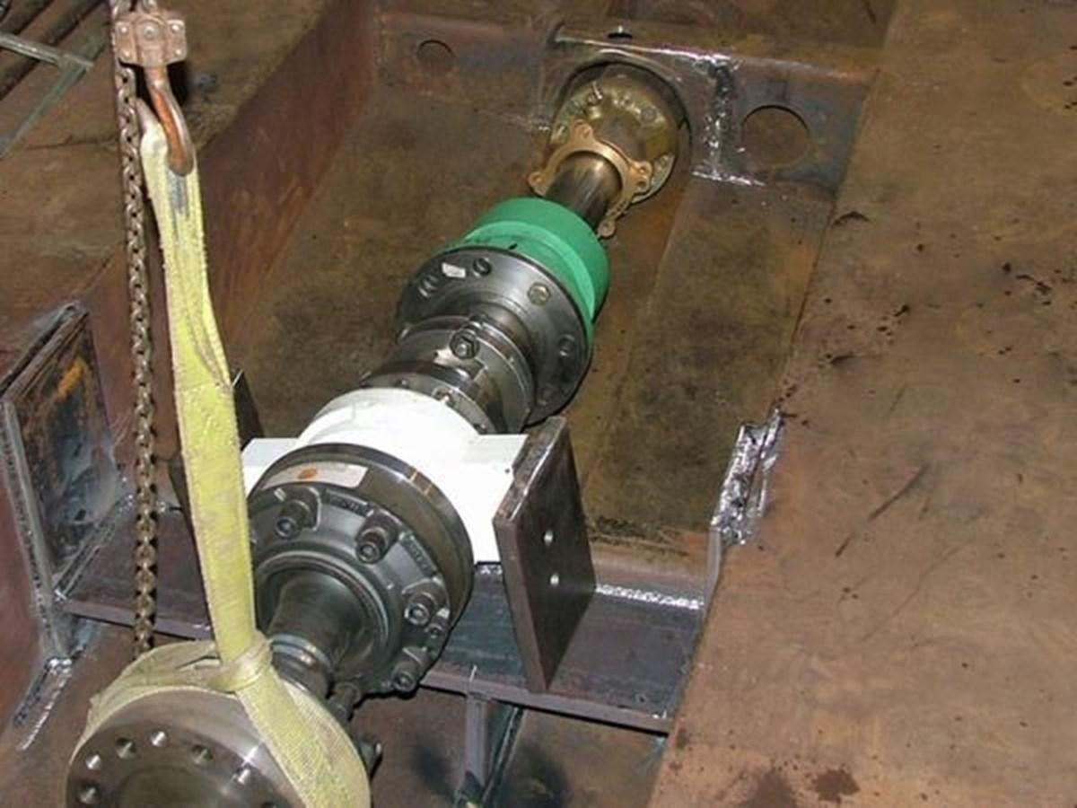 a machine with a yellow handle aboard ALLSEAS 92 EXPEDITION Yacht for Sale