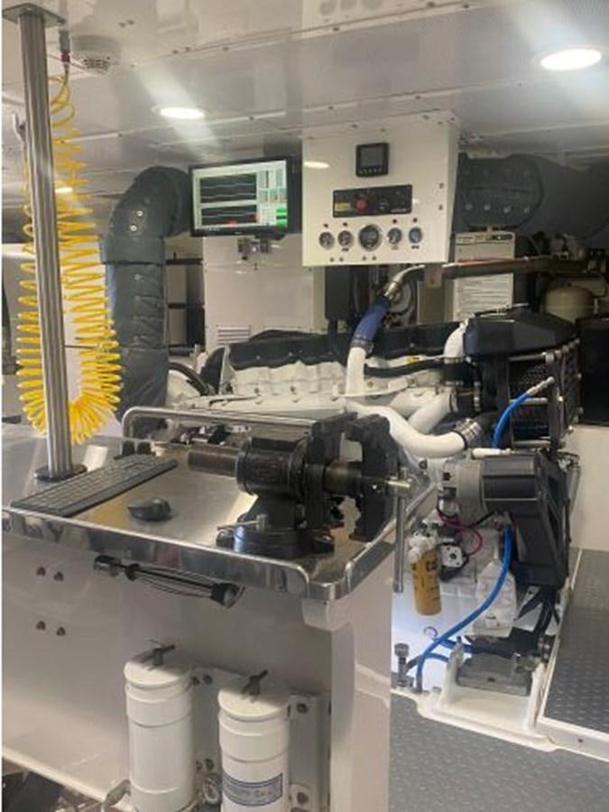 a machine with a machine aboard ALLSEAS 92 EXPEDITION Yacht for Sale