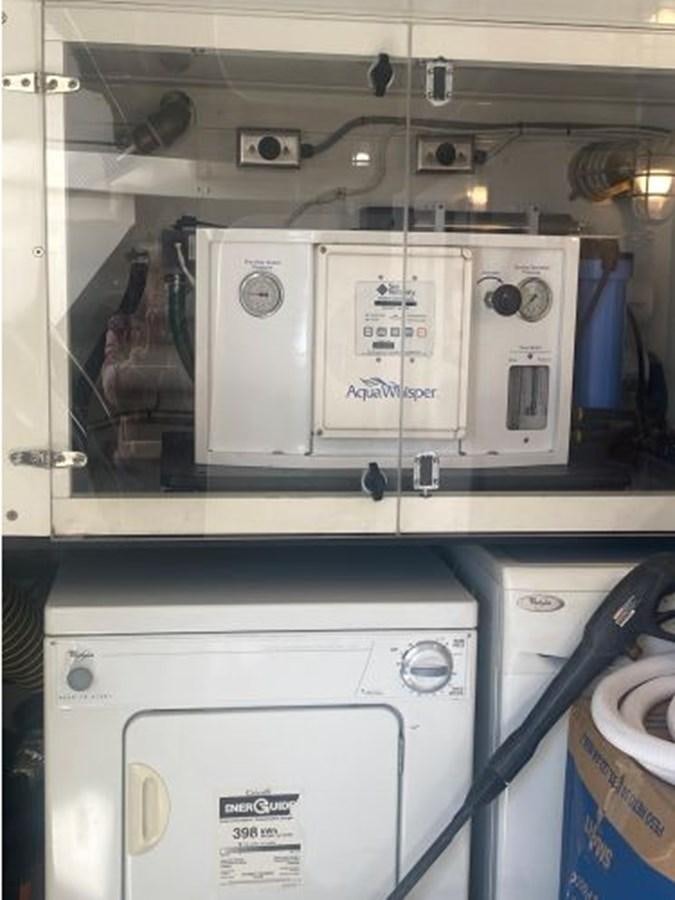 a white electrical device aboard ALLSEAS 92 EXPEDITION Yacht for Sale