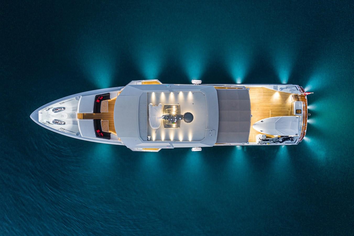 a close-up of a space ship aboard K584 HULL 2 Yacht for Sale