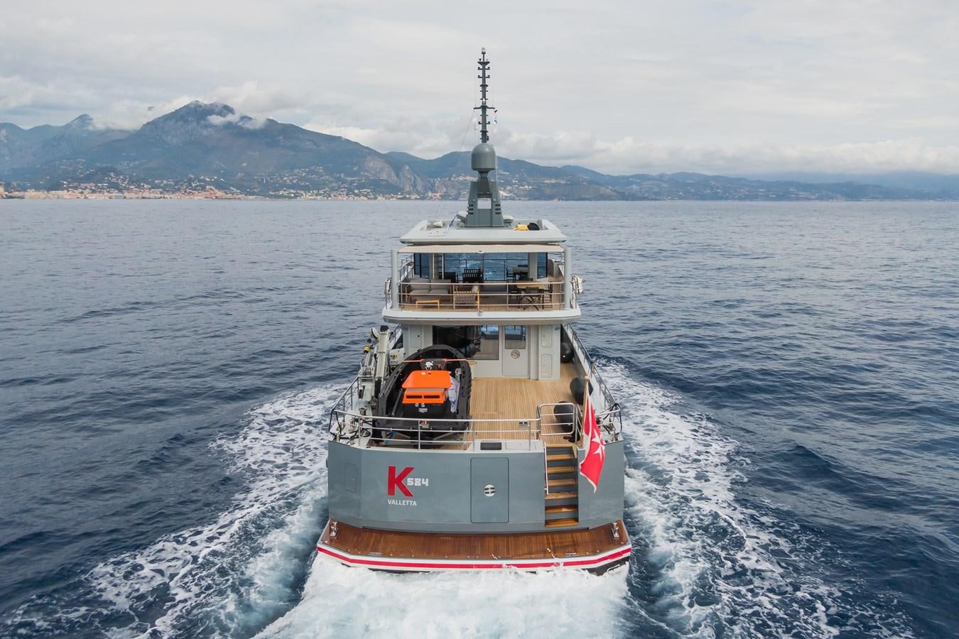a boat on the water aboard K584 HULL 2 Yacht for Sale