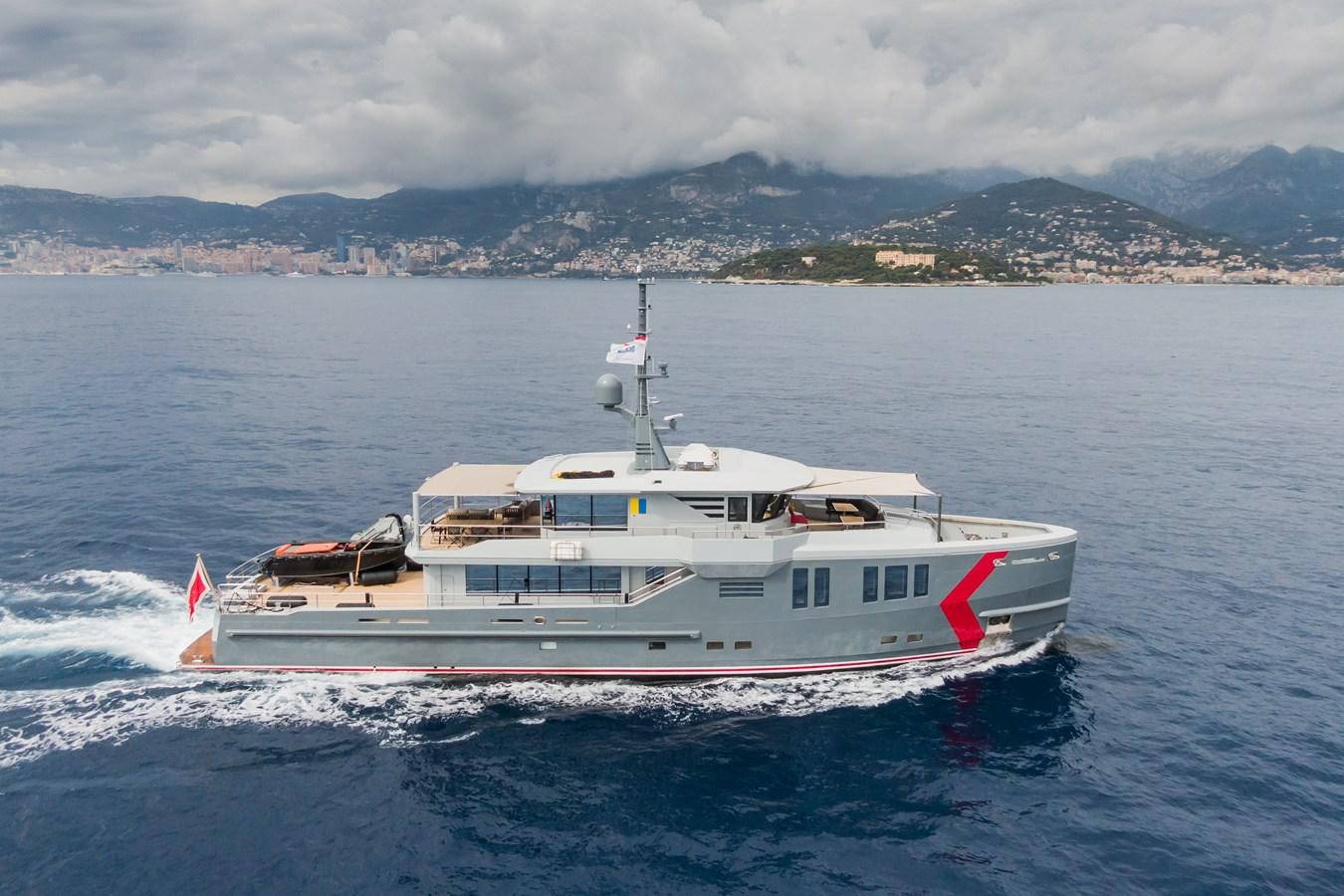 a boat on the water aboard K584 HULL 2 Yacht for Sale