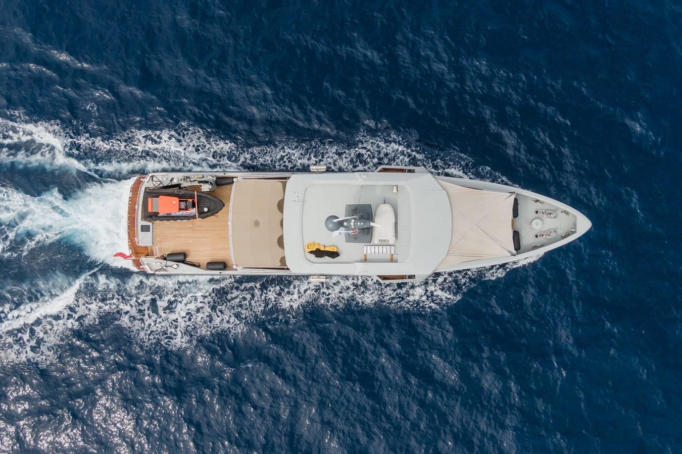 a space ship in the ocean aboard K584 HULL 2 Yacht for Sale