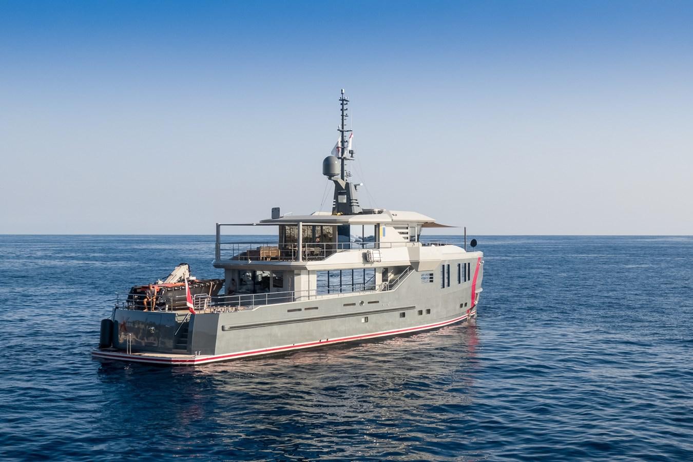 a boat in the water aboard K584 HULL 2 Yacht for Sale