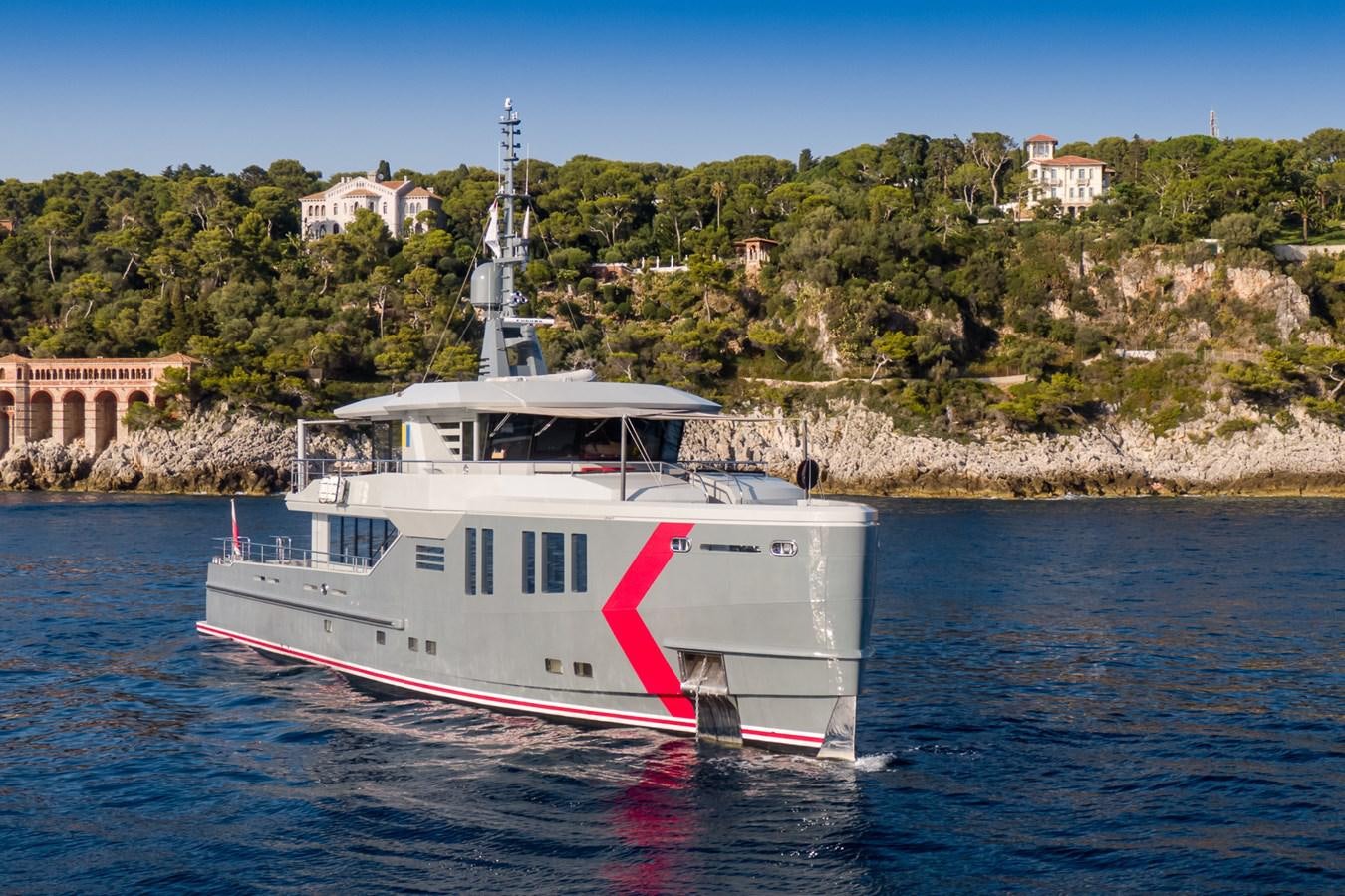 a boat on the water aboard K584 HULL 2 Yacht for Sale