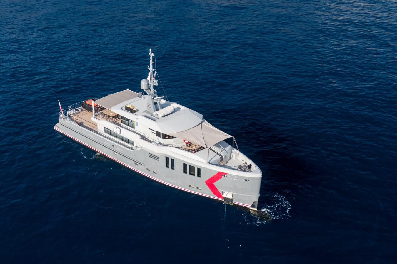 a boat in the water aboard K584 HULL 2 Yacht for Sale