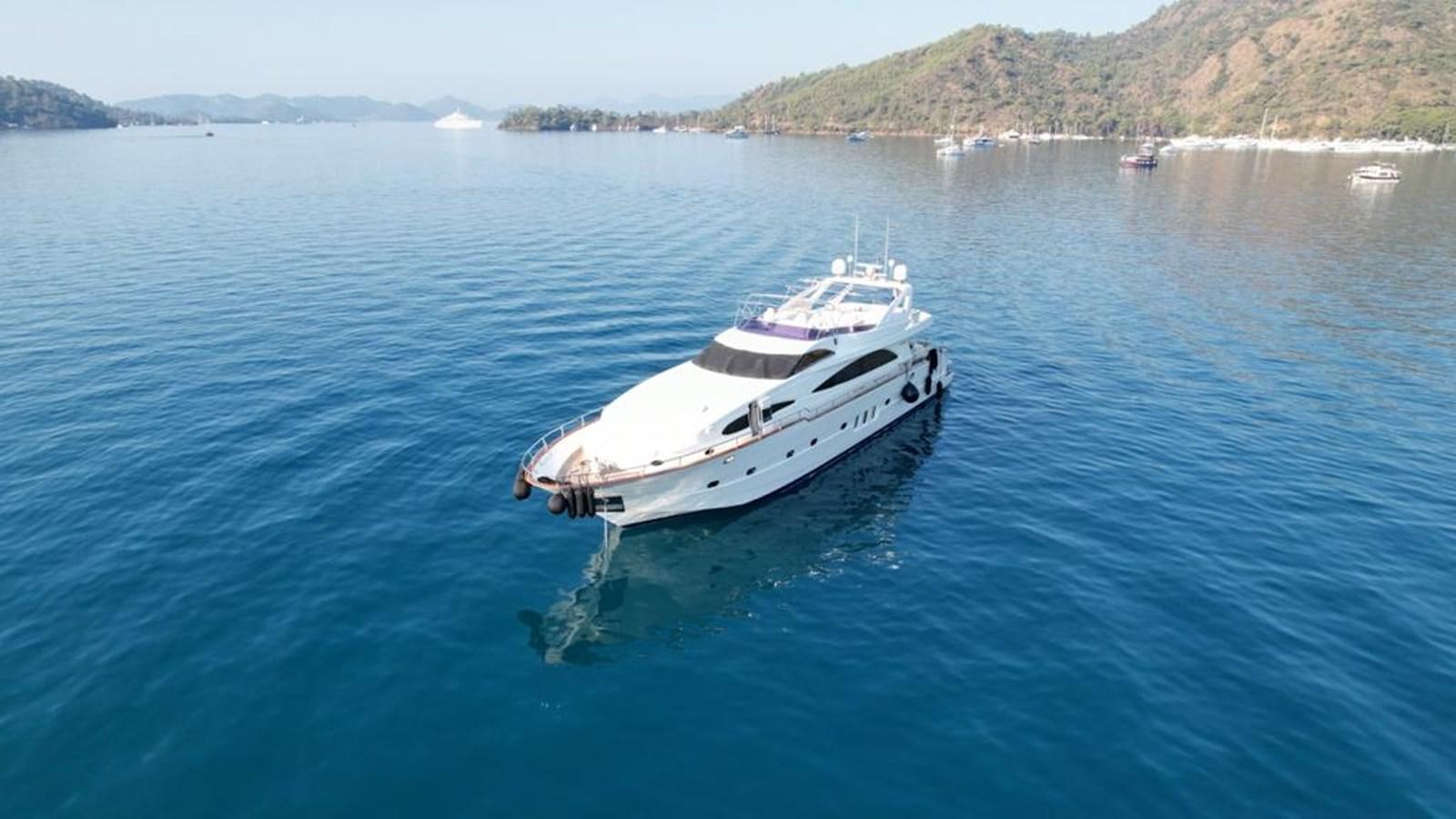 a boat on the water aboard WONDERLAND Yacht for Sale