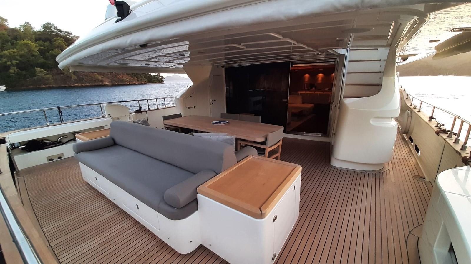 a boat on a boat aboard OKAMI Yacht for Sale