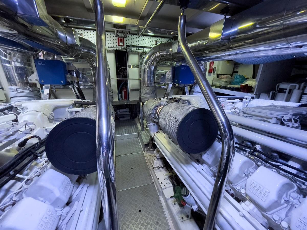 a large factory machinery aboard TAMARA S Yacht for Sale