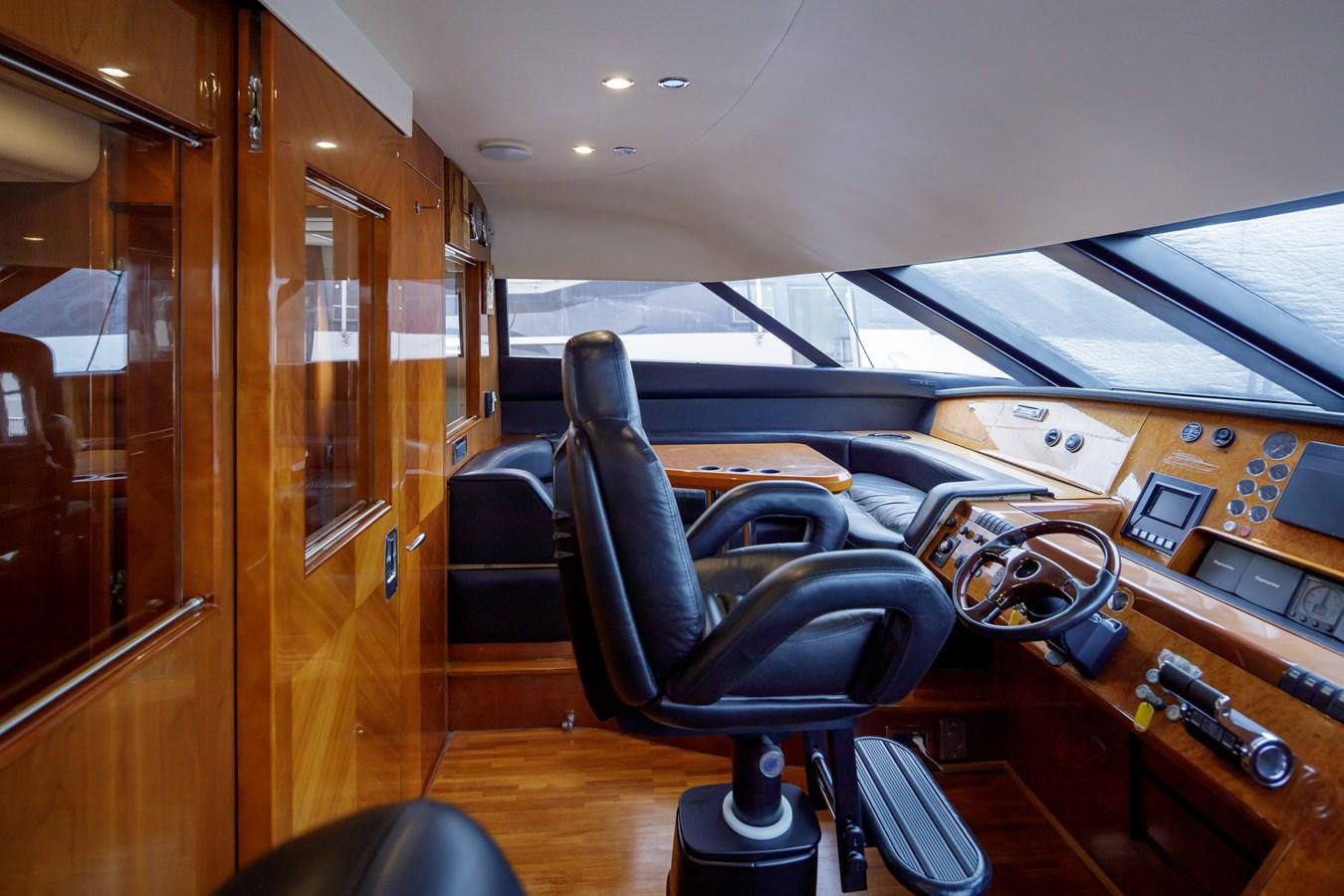 inside of a car aboard TAMARA S Yacht for Sale