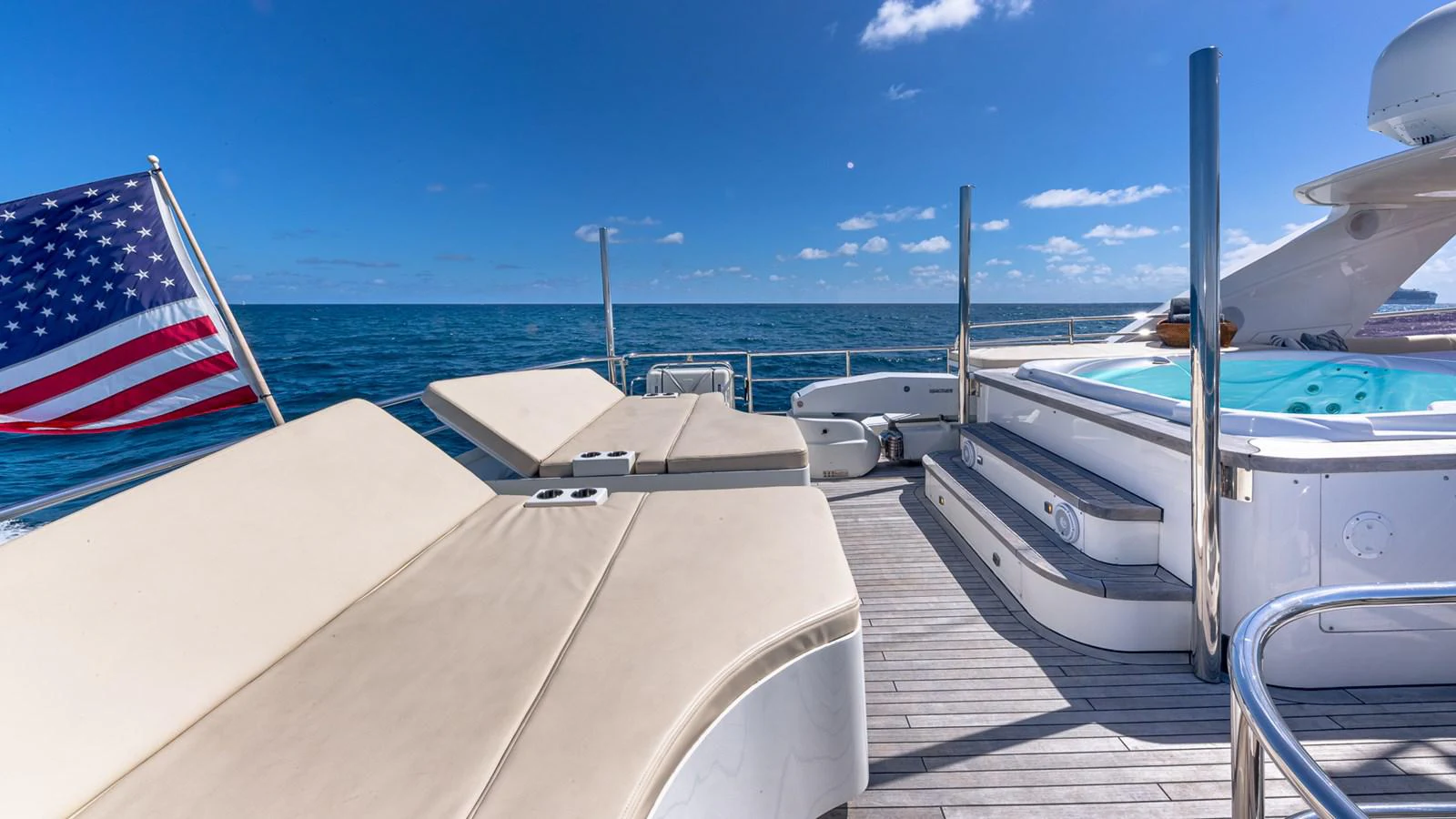 a boat on the water aboard LADY COPE Yacht for Sale