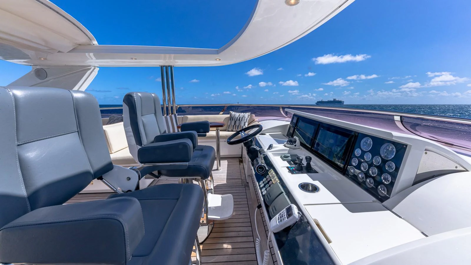 the inside of a plane aboard LADY COPE Yacht for Sale