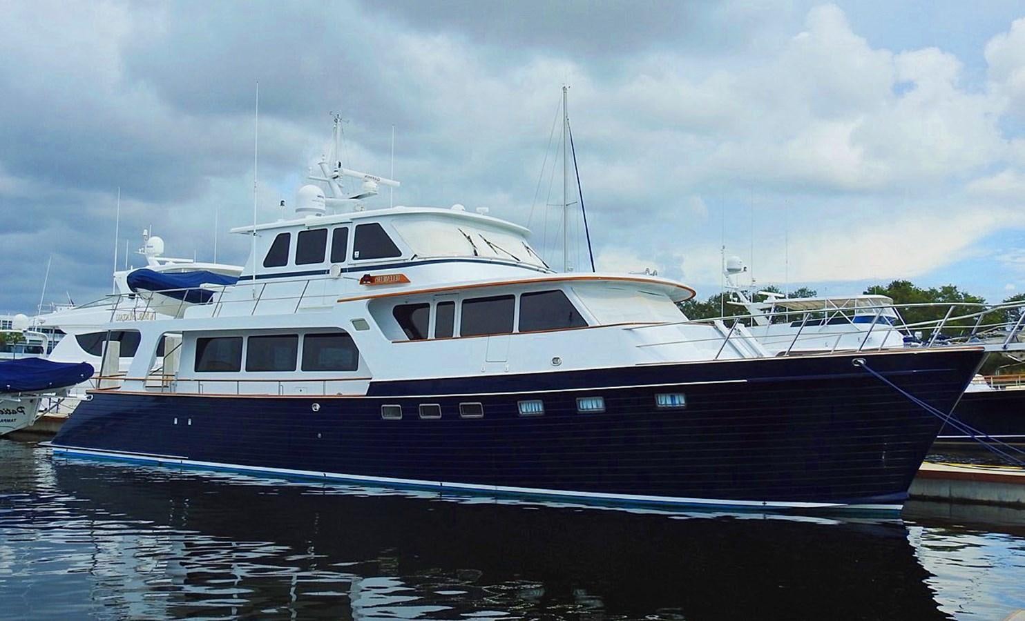 a boat in the water aboard TELEMETRY Yacht for Sale