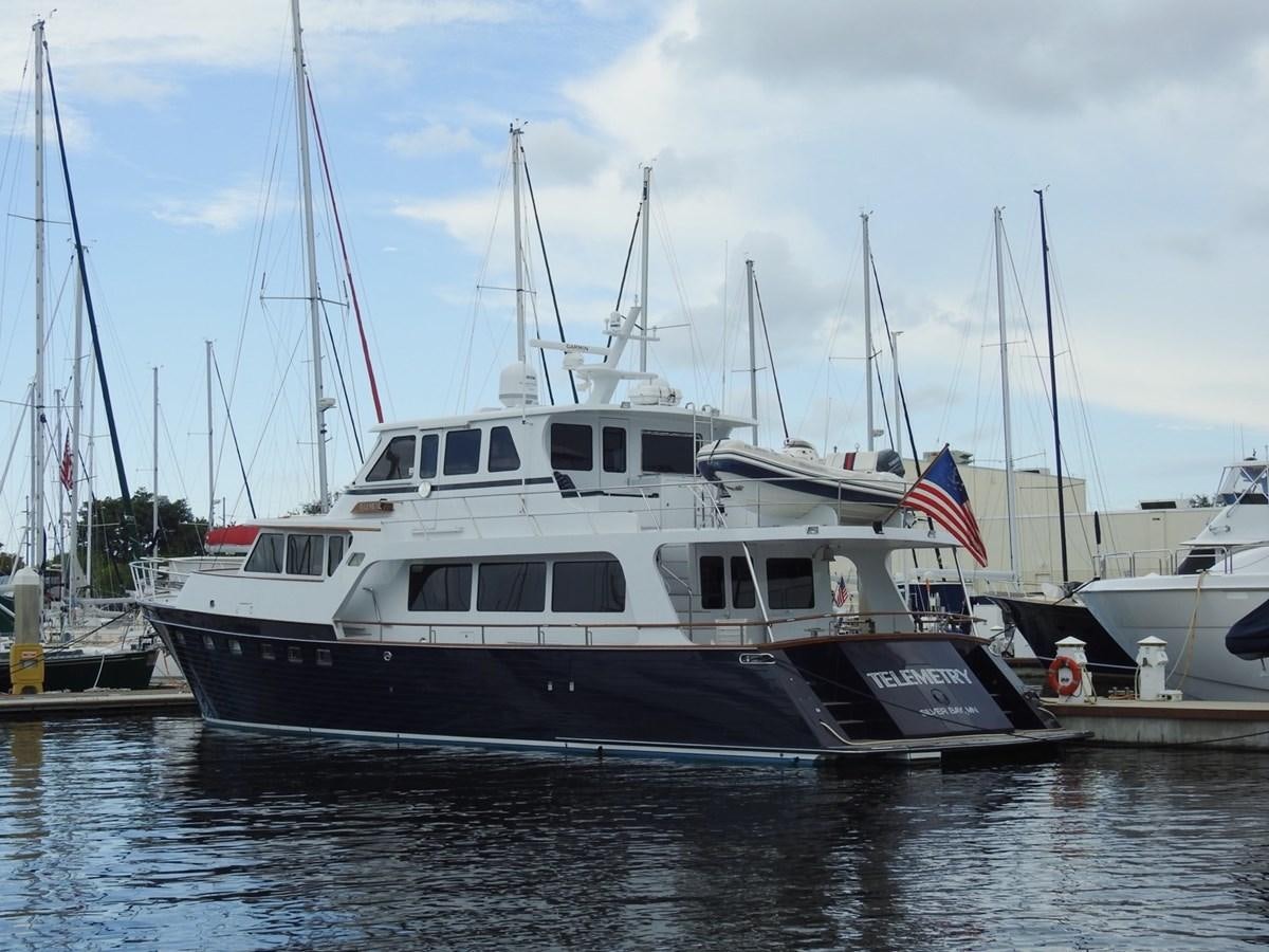 a boat in the water aboard TELEMETRY Yacht for Sale