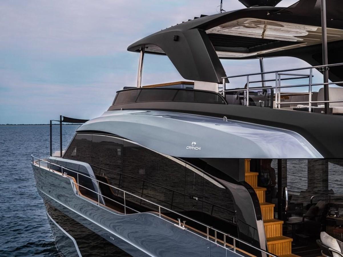 a boat on the water aboard SETTANTOTTO 78 Yacht for Sale