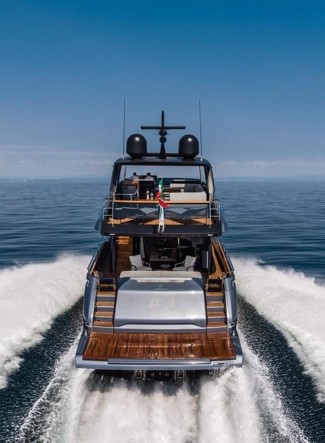 a boat in the water aboard SETTANTOTTO 78 Yacht for Sale