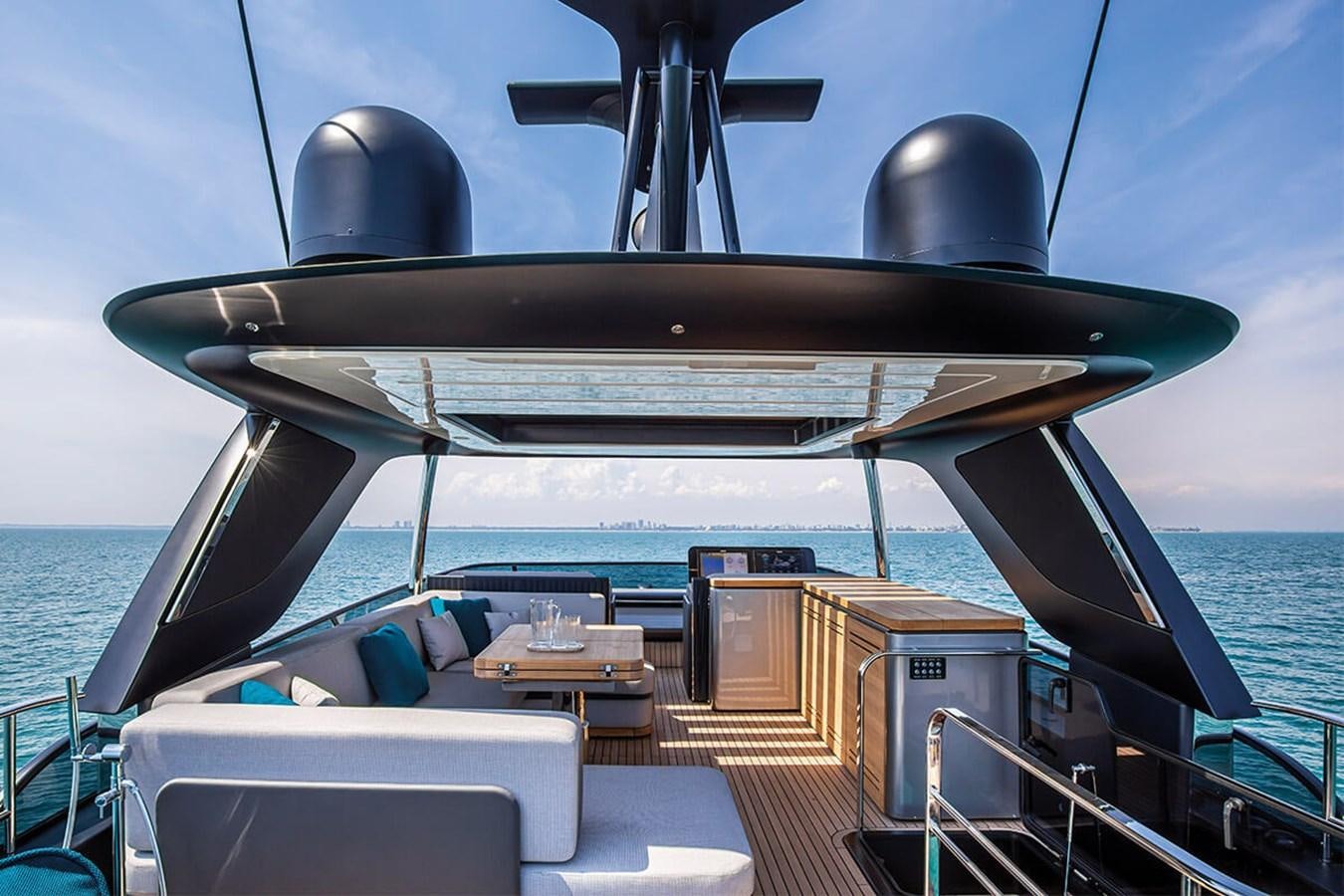 a boat on the water aboard SESSANTASETTE 67 Yacht for Sale