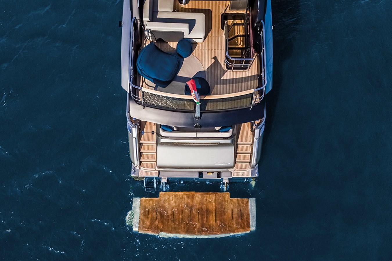 a boat on the water aboard SESSANTASETTE 67 Yacht for Sale