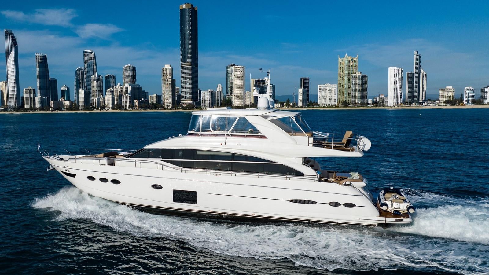 a boat on the water aboard SEA WOLF Yacht for Sale